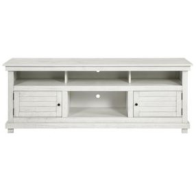 Payne Distressed White 70" TV Stand