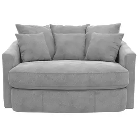 Matty Pewter 57" Cuddle Chaise