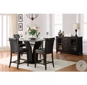 Daisy Espresso Counter Height Dining Room Set