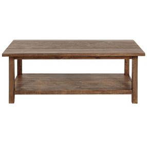 Payne Distressed Brown Coffee Table