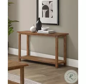 Payne Distressed Brown Entryway Console Table