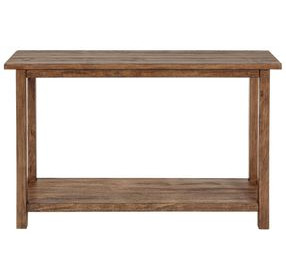 Payne Distressed Brown Entryway Console Table