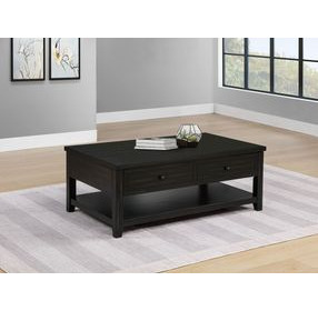 Payne Distressed Java Rectangular Lift Top Occassional Table Set