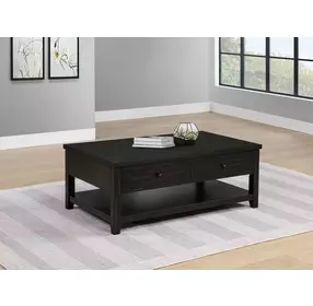 Payne Distressed Java Rectangular Lift Top Occassional Table Set