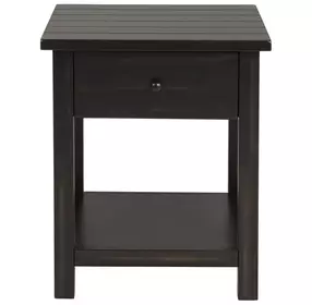 Payne Distressed Java 1 Drawer End Table