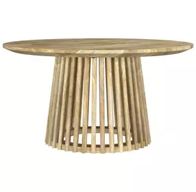 Touhy Natural Mango Round Coffee Table