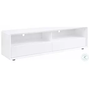 Ellice White High Gloss 71" TV Stand
