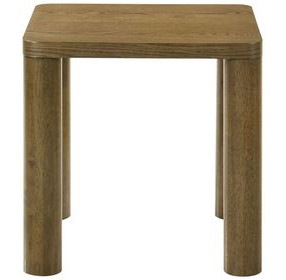 Castlewood Brown Oak Square End Table