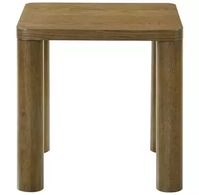 Castlewood Brown Oak Square End Table