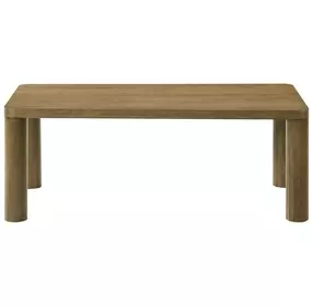 Castlewood Brown Oak Rectangular Coffee Table
