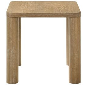 Castlewood Washed Oak Square End Table
