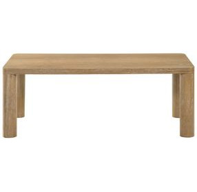 Castlewood Washed Oak Rectangular Cocktail Table
