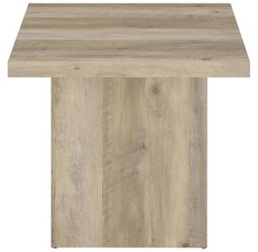 Devar Distressed Pine Square End Table