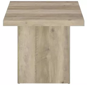 Devar Distressed Pine Square End Table