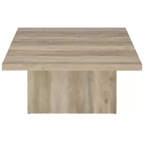 Devar Distressed Pine Square Coffee Table