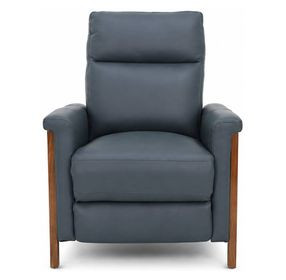 Lewiston Santa Fe Ocean Leather Push Thru The Arms Recliner