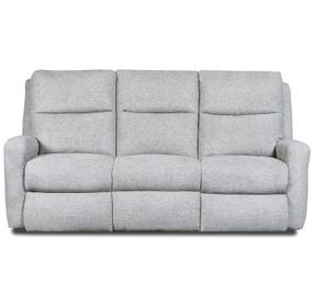 Metro Dove Performance Fabric 83" Reclining Sofa