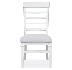 Charleston White Upholstered Side Chair Set of 2
