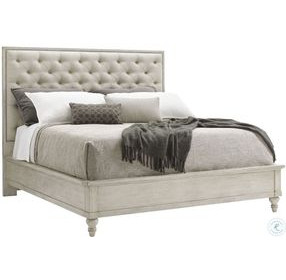 Oyster Bay Sag Harbor King Tufted Upholstered Platform Bed