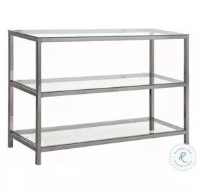 Trini Black Nickel Sofa Table