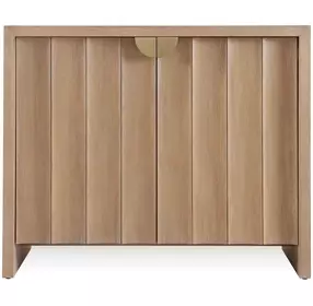 Bazaar Living Light Brown 2 Door Accent Cabinet