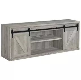Brockton Grey Driftwood 71" TV Console