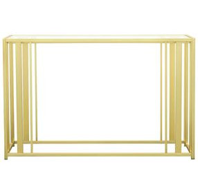 Adri Matte Brass Sofa Table