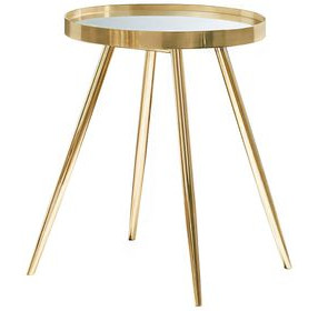 Kaelyn Gold End Table