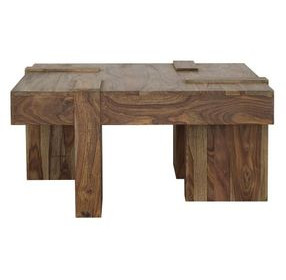 Skeet Natural Sheesham Coffee Table
