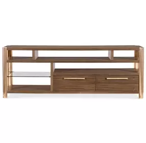 Solara Medium Brown 83" Entertainment Console