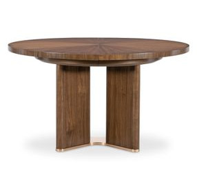 Eleana Medium Brown Extendable Oval Dining Table