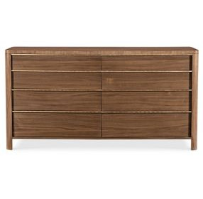 Eleana Medium Brown 8 Drawer Dresser