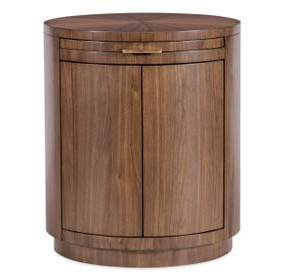 Eleana Medium Brown 2 Door Nightstand