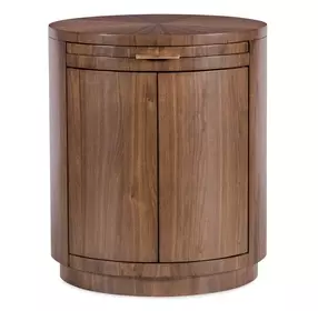 Eleana Medium Brown 2 Door Nightstand