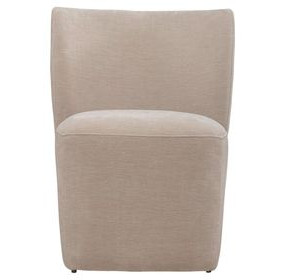 Accent Dining Wicker Upholstered Dining Chair