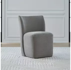 Dining Studio Sapphire Upholstered Dining Chair Set of 4