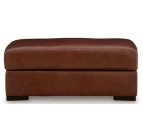 Creazzo Canyon Leather Ottoman