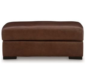 Creazzo Canyon Leather Ottoman
