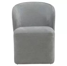 Dining Studio Sapphire Upholstered Dining Chair with Casters