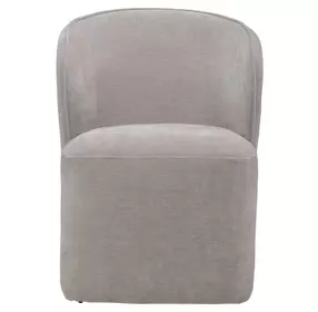 Dining Studio Truffle Upholstered Dining Chair with Casters