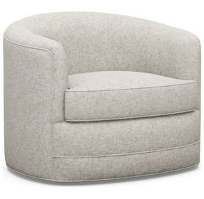 Ocean Club Kava Beige Upholstered Swivel Chair