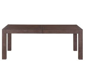 Cascade Falls Satin Espresso 100" Extendable Rectangular Dining Table