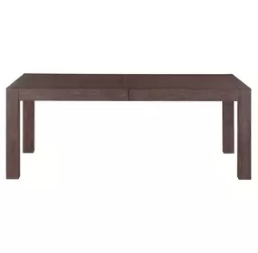 Rainier Falls Satin Espresso 100" Extendable Rectangular Dining Table