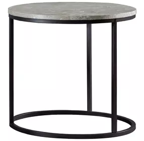 Lainey Grey And Gunmetal End Table