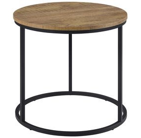 Lainey Mango Round End Table