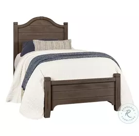 Bungalow Folkstone Gray Arch Twin Panel Bed