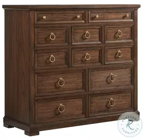 Silverado Rich Walnut Crosby Gentlemans Chest