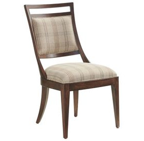 Driscoll Silverado Beige and Brown Upholstered Side Chair
