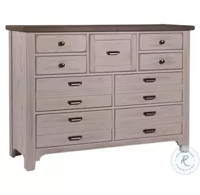 Bungalow Dover Grey And Folkstone 9 Drawer Master Dresser