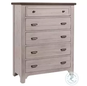 Bungalow Dover Grey And Folkstone 5 Drawer Chest